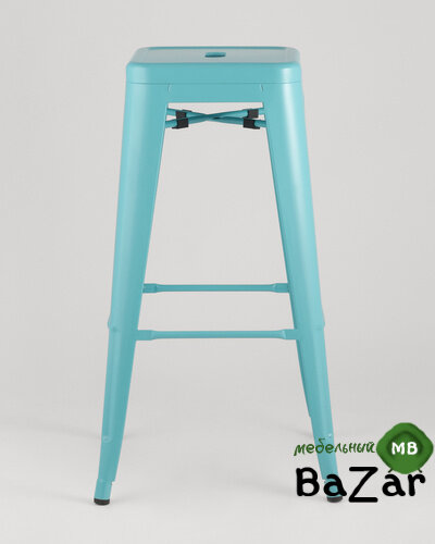 Стул барный TOLIX голубой матовый
