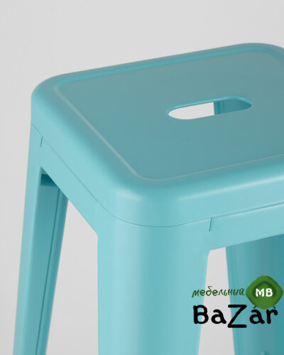 Стул барный TOLIX голубой матовый