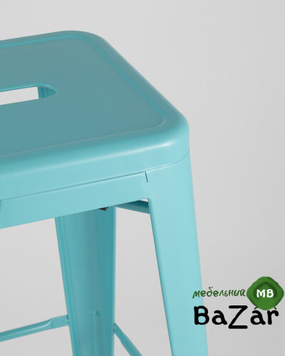 Стул барный TOLIX голубой матовый