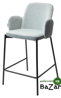 Полубарный стул NYX (H=65cm) VF113 светлая мята / VF115 серо-зеленый