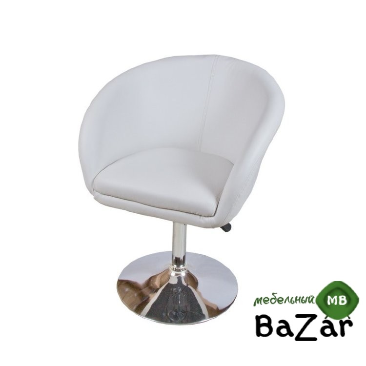 Барное кресло из экокожи CH-8600 белое Барное кресло из экокожи CH-8600 белое