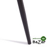 Стул BREEZE (mod. JSC-58) Велюр/металл creamy (кремовый) HLR 5 / черный