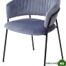 Стул GEMMA грозовое небо, велюр G062-85 