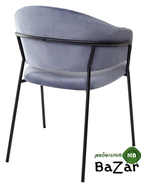 Стул GEMMA грозовое небо, велюр G062-85 