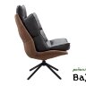 Кресло DС-1565G коричневый HE510-24B/ноги металл