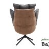 Кресло DС-1565G коричневый HE510-24B/ноги металл