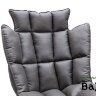 Кресло DС-1565G коричневый HE510-24B/ноги металл
