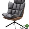 Кресло DС-1565G коричневый HE510-24B/ноги металл