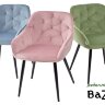 Стул BREEZE G108-27 террариумный мох/ черный каркас, велюр