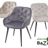 Стул BREEZE G108-27 террариумный мох/ черный каркас, велюр