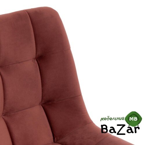 Стул CHILLY (mod. 7095-1) коралловый barkhat 15 /белый