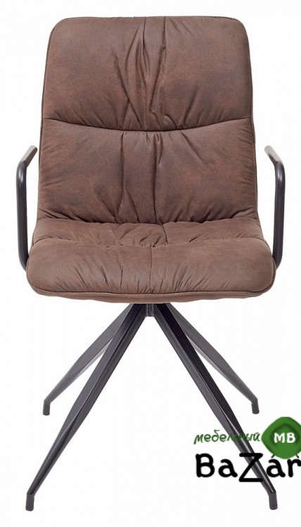 Стул SPIKE коричневый винтажный, микрофибра PK-03