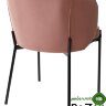 Стул DIANA BLUVEL-52 PINK, велюр/ черный каркас