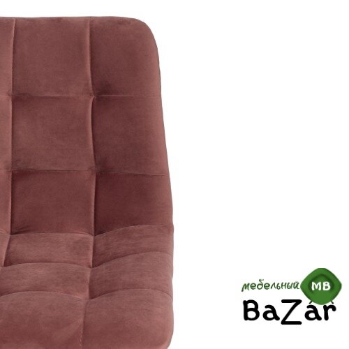 Стул CHILLY (mod. 7095-1) коралловый barkhat 15 /черный