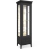 Витрина левая с зеркалом L Тесоро черная T601L/BL