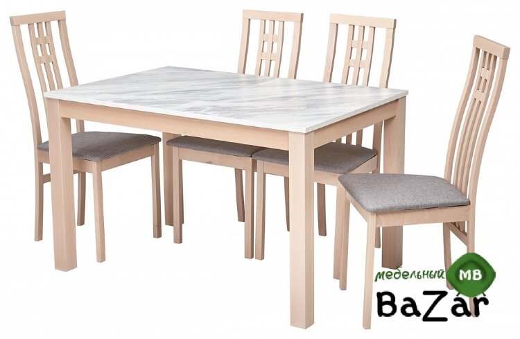 Стол TME-6931 MBH MILKY WHITE/ SWEDEN