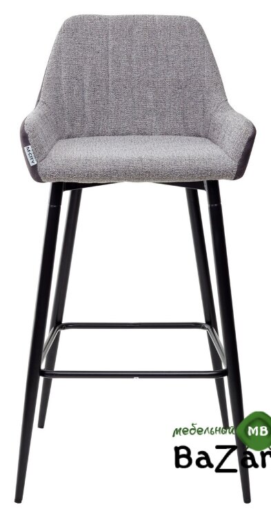 Барный стул PUNCH антрацитовый меланж FC-09/ MF-03