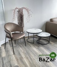 Стул GEMMA кварцевый, велюр G062-13 Стул GEMMA кварцевый, велюр G062-13