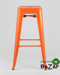 Стул барный TOLIX оранжевый глянцевый
