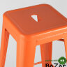Стул барный TOLIX оранжевый глянцевый