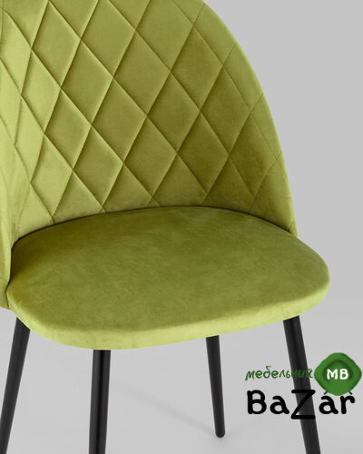 Стул Марсель велюр оливковый Стул Марсель велюр оливковый