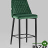 Стул полубарный Диего велюр зеленый