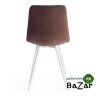 Стул CHILLY (mod. 7095-1) коричневый barkhat 12/белый