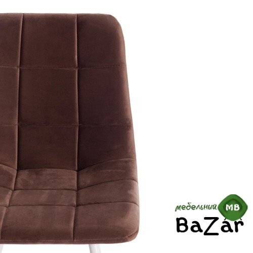 Стул CHILLY (mod. 7095-1) коричневый barkhat 12/белый