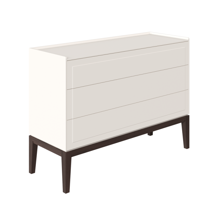 Комод 3 ящика MRS401W Белый