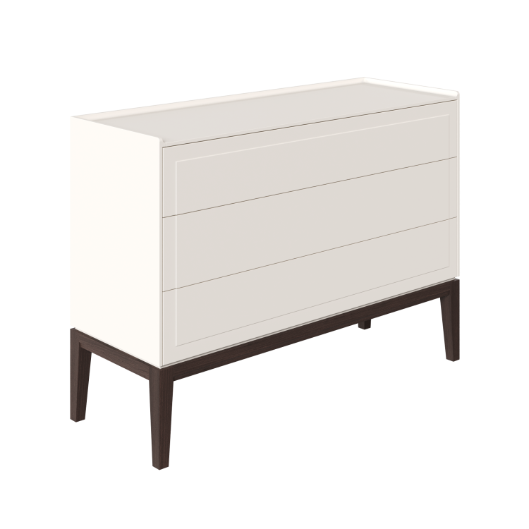 Комод 3 ящика MRS401W Белый