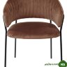 Стул GEMMA молочный шоколад, велюр G062-08 