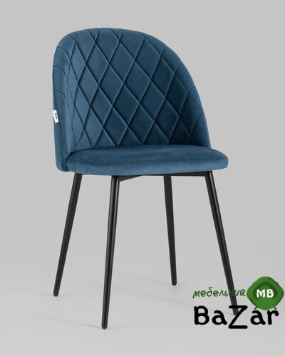 Стул Марсель велюр пыльно-синий Стул Марсель велюр пыльно-синий