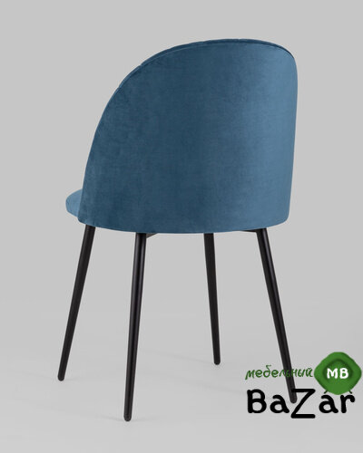 Стул Марсель велюр пыльно-синий Стул Марсель велюр пыльно-синий