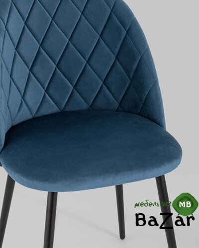 Стул Марсель велюр пыльно-синий Стул Марсель велюр пыльно-синий