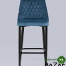 Стул полубарный Диего велюр пыльно-синий