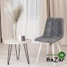 Стул CHILLY (mod. 7095-1) серый barkhat 26/белый