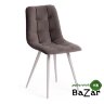 Стул CHILLY (mod. 7095-1) серый barkhat 26/белый