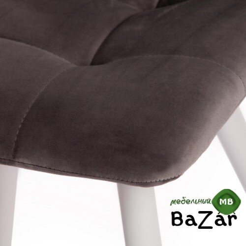 Стул CHILLY (mod. 7095-1) серый barkhat 26/белый