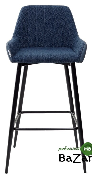 Барный стул PUNCH полночный синий TRF-06/ экокожа синяя сталь RU-03