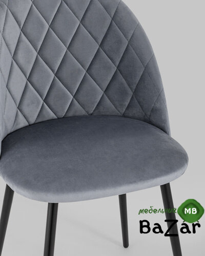Стул Марсель велюр серый Стул Марсель велюр серый