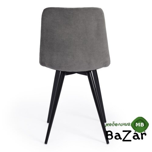 Стул CHILLY (mod. 7095-1) серый barkhat 26/черный Стул CHILLY (mod. 7095-1) серый barkhat 26/черный