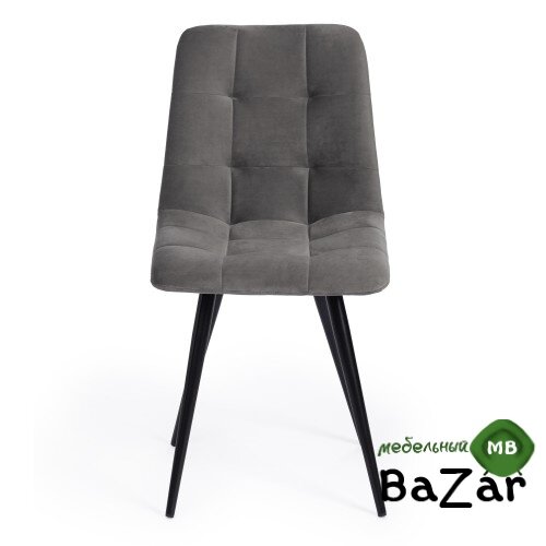 Стул CHILLY (mod. 7095-1) серый barkhat 26/черный Стул CHILLY (mod. 7095-1) серый barkhat 26/черный