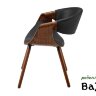 Кресло JY1829-3 черный PU/орех/черный