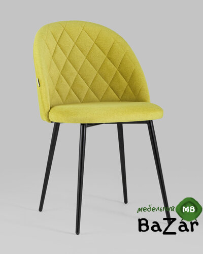 Стул Марсель микровелюр желтый Стул Марсель микровелюр желтый