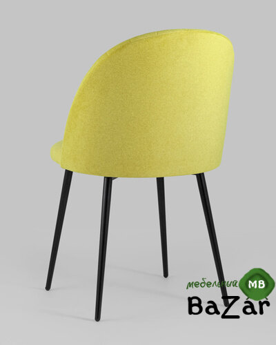 Стул Марсель микровелюр желтый Стул Марсель микровелюр желтый