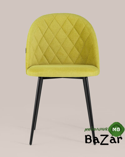 Стул Марсель микровелюр желтый Стул Марсель микровелюр желтый