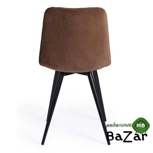 Стул CHILLY (mod. 7095-1) коричневый barkhat 12/черный