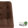 Стул CHILLY (mod. 7095-1) коричневый barkhat 12/черный