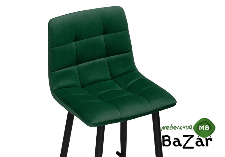 Барный стул Чилли К зеленый / черный