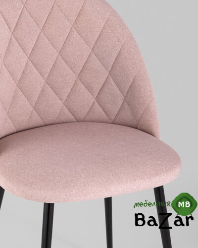 Стул Марсель микровелюр розовый Стул Марсель микровелюр розовый